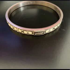 Silver Coach bracelet